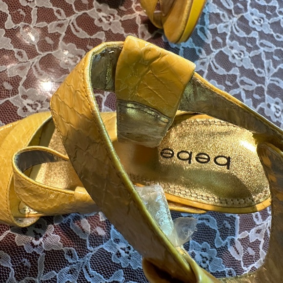 Bebe yellow platforms!! - Picture 6 of 6
